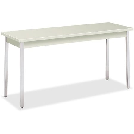 Hon HON UTM2060LOLOC, Utility Table, Rectangular, 60w X 20d X 29h, Light Gray HONUTM2060LOLOC